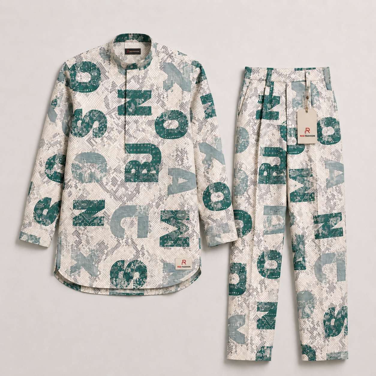 Red Fashion elite drop men shirt